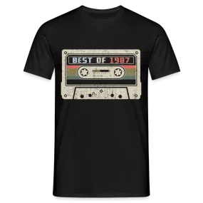 1987 Geburtstags Shirt Vintage Kassette Best of 1987 Geschenk T-Shirt