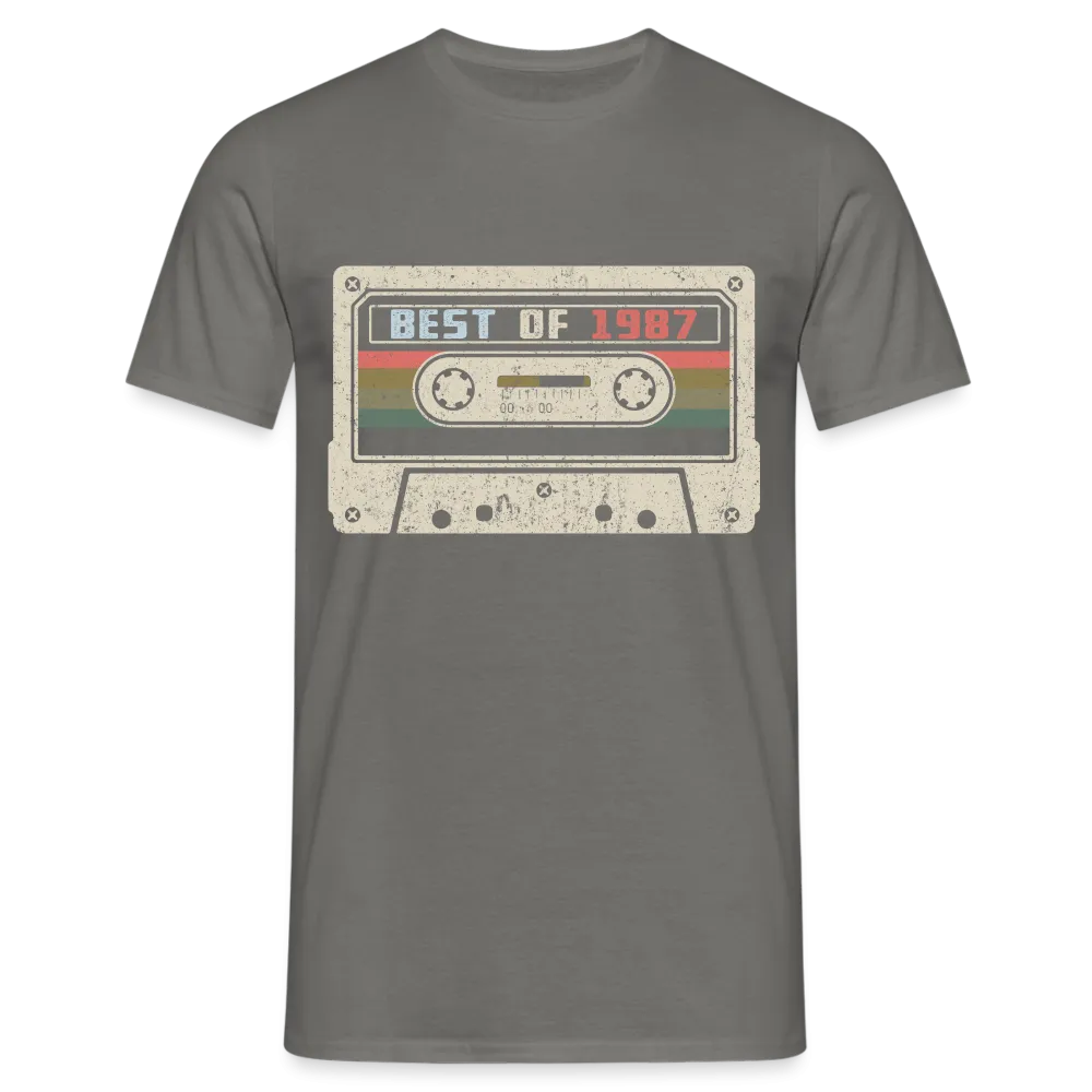 1987 Geburtstags Shirt Vintage Kassette Best of 1987 Geschenk T-Shirt