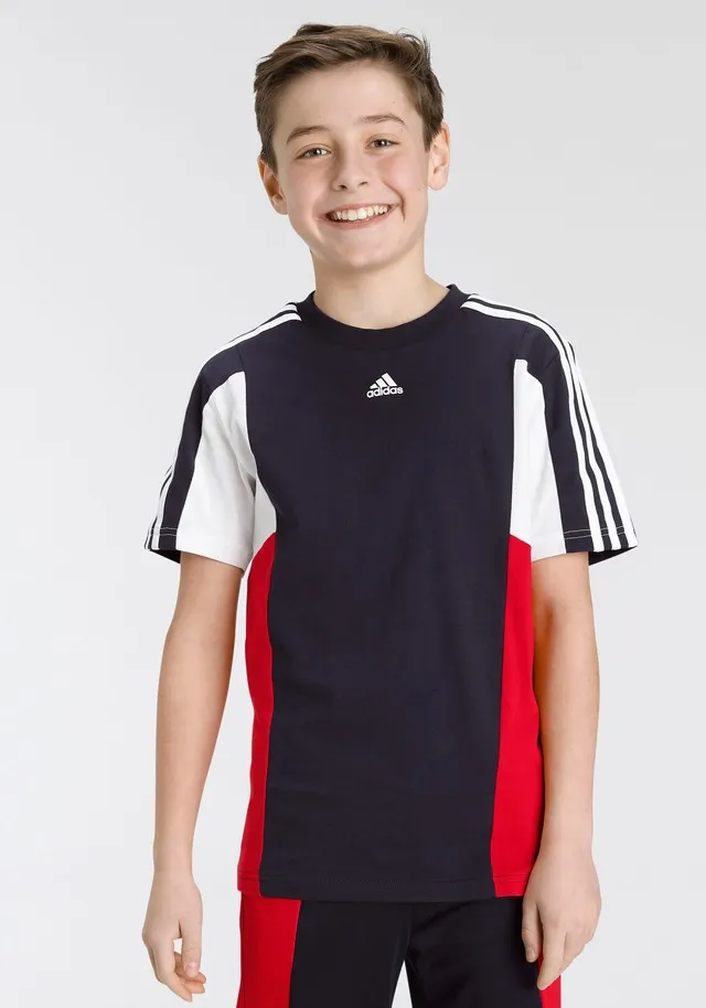 adidas Sportswear T-Shirt »COLORBLOCK 3-STREIFEN REGULAR FIT«