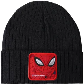 Avengers Endgame Spider-Man Beanie – Stylische schwarze Mütze