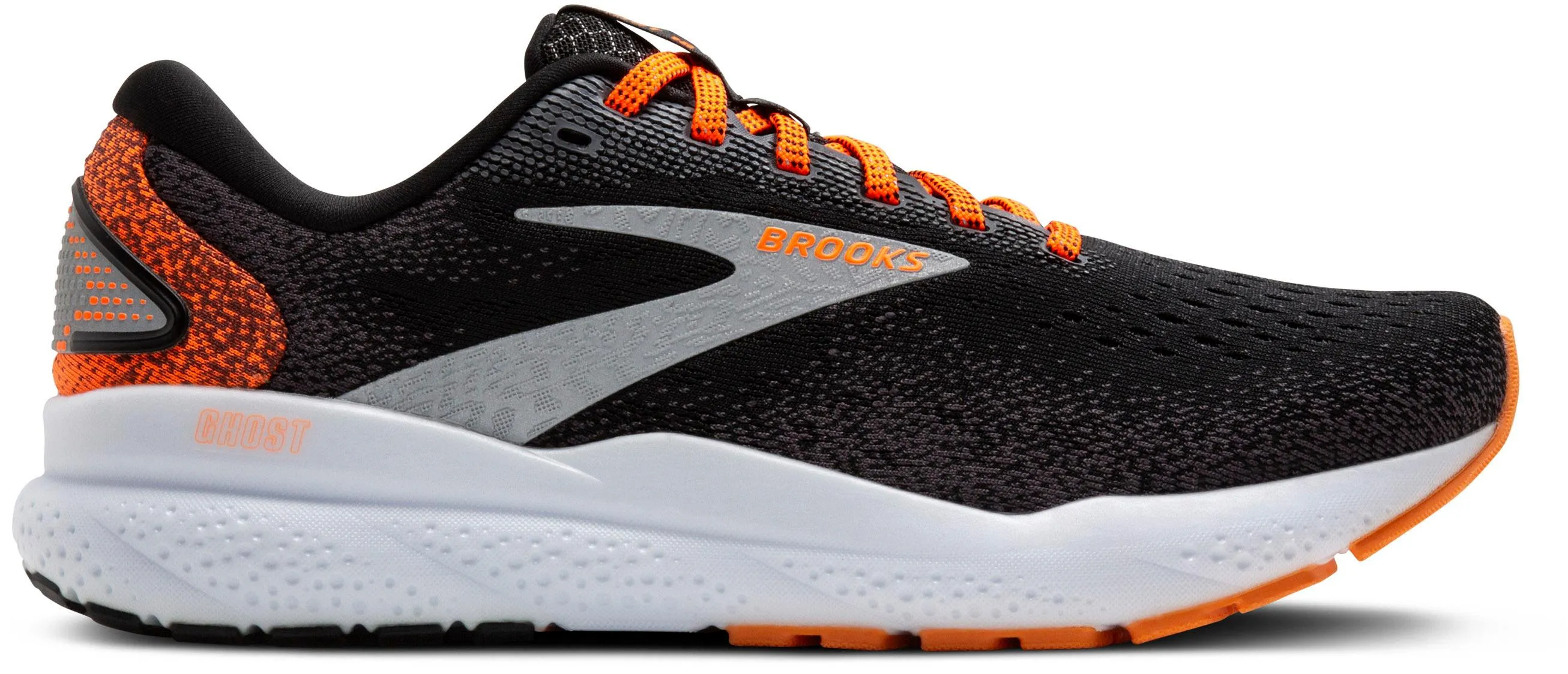 Brooks Ghost 16 Laufschuhe Damen black-orange-white im Online Shop von kaufen
