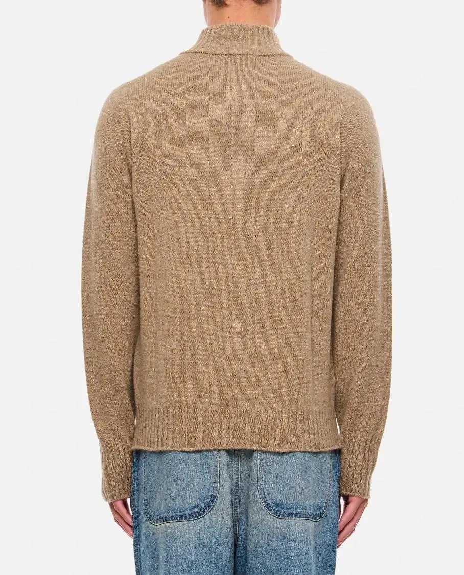   Drumohr  Half Zip Sweater Brown  Pullover 
