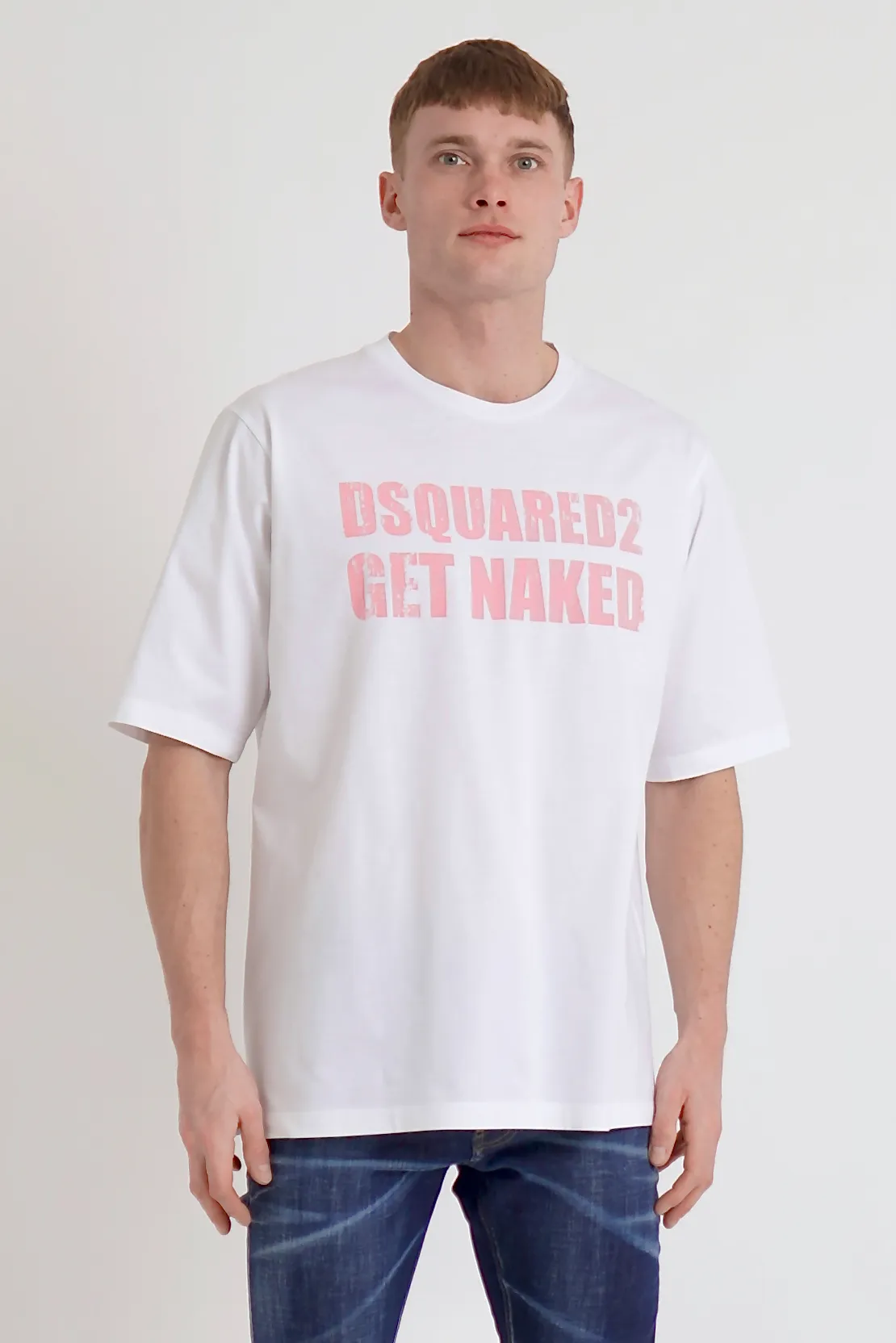DSQUARED2 Printed Skater Fit Cotton T-Shirt  