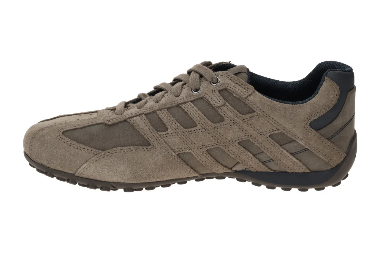 Geox Snake Schuhe Sneakers grau dove-grey U4507A