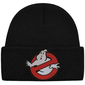 Ghostbusters Schwarze Beanie Mütze mit Patch Logo – Für echte Fans