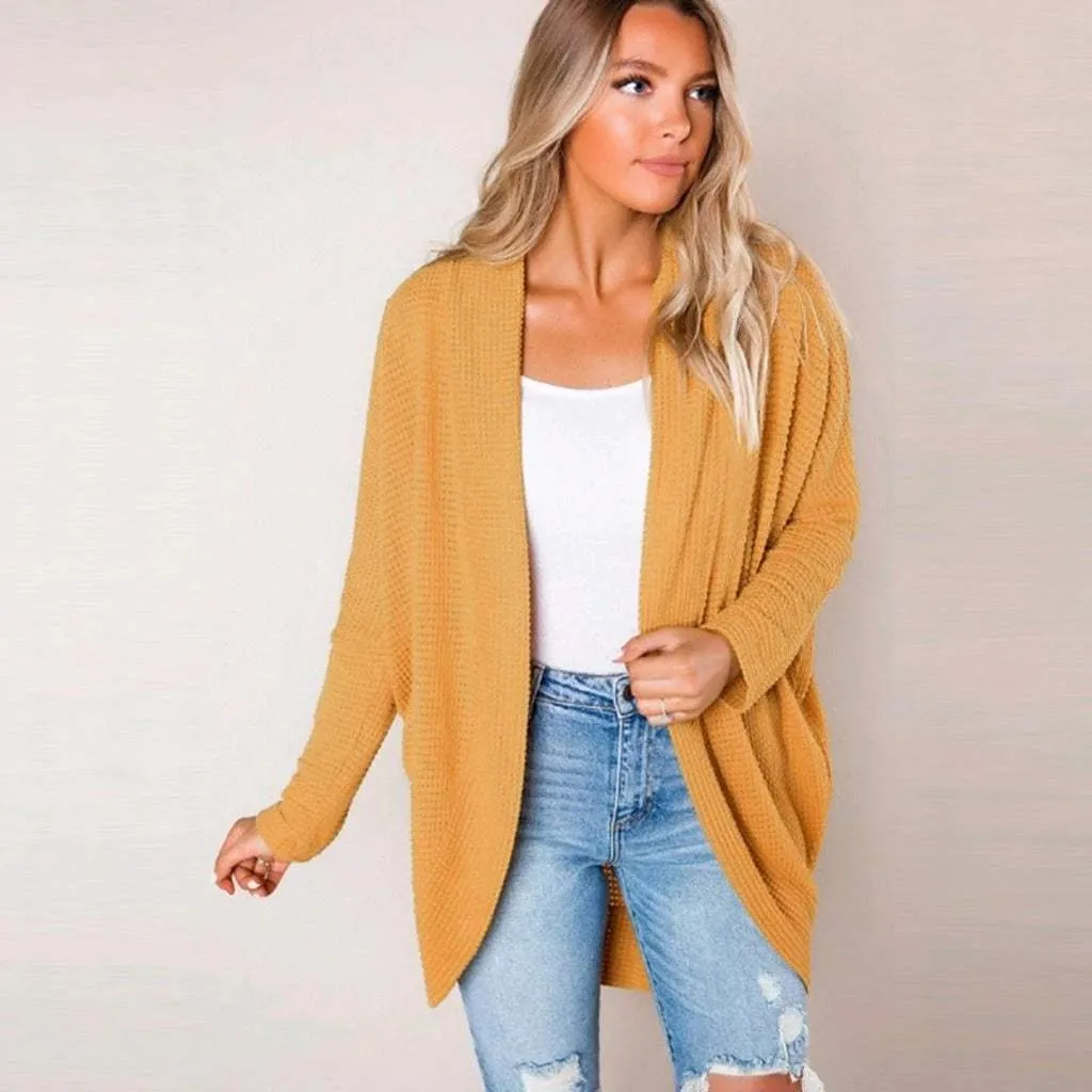 Heidi-Mode | Damen-Cardigan Lässig Weiches und Atmungsaktives Material Perfekt für Den Täglichen Gebrauch