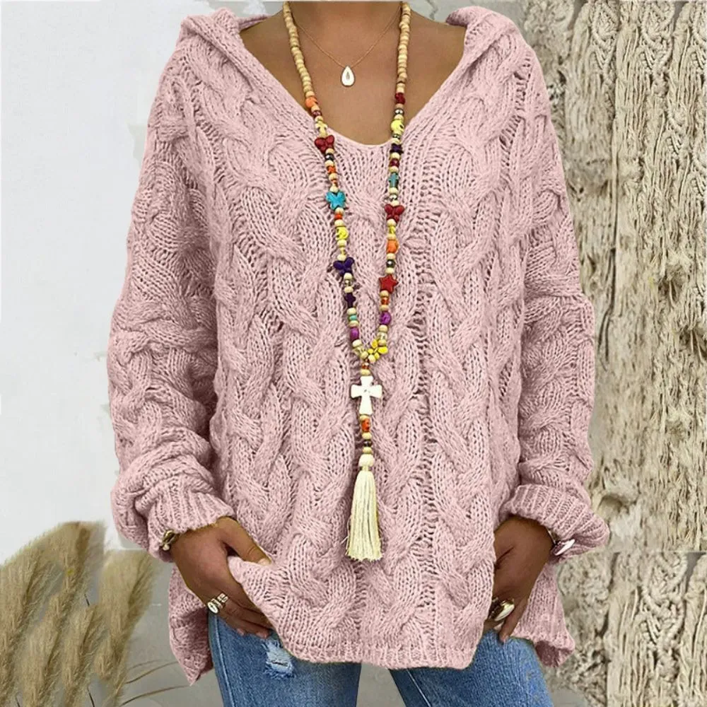 Heidi-Mode | Damen V-Ausschnitt Hoodie für einen Hauch von Stil