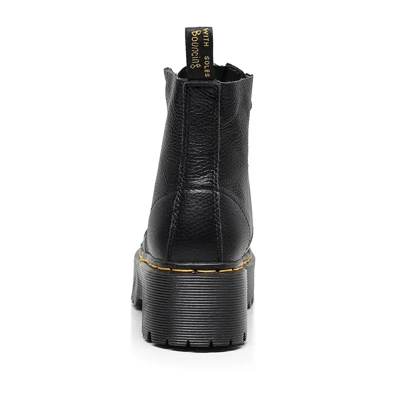 Heidi-Mode | Leder Kniehohe Cowboy-Stiefel mit Absatz für Frauen Stylisch für den Alltag