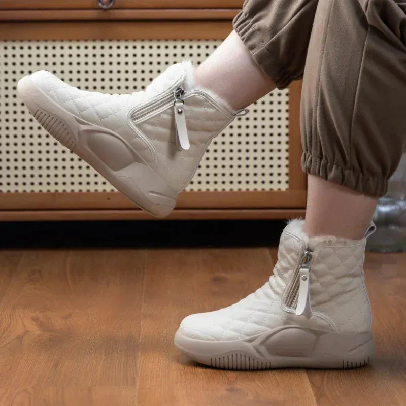Heidi-Mode - Neue Mode Bequeme kurze Stiefel mit Seitenkette