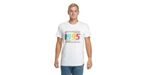 Herren T-Shirt Meatfly 1995 weiß