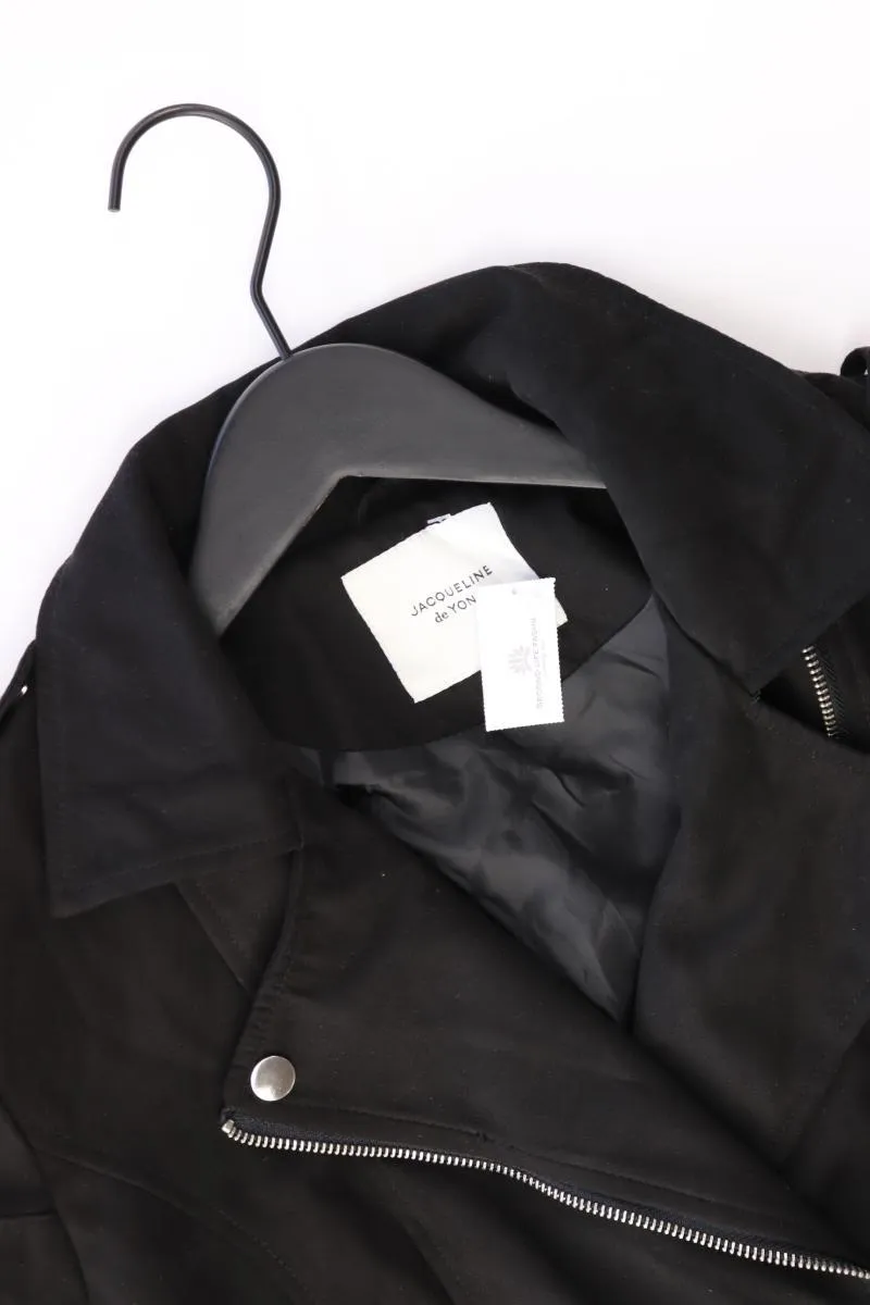 Jacqueline de Yong Bikerjacke Gr. 36 schwarz aus Polyester