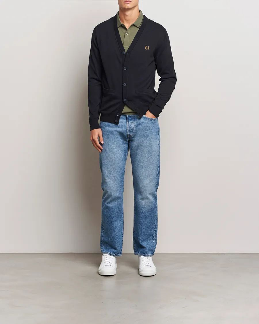 Knitted Cardigan Navy