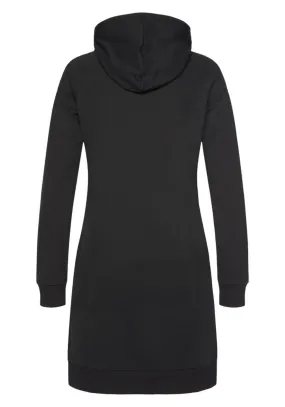 LASCANA Sweatkleid in Schwarz