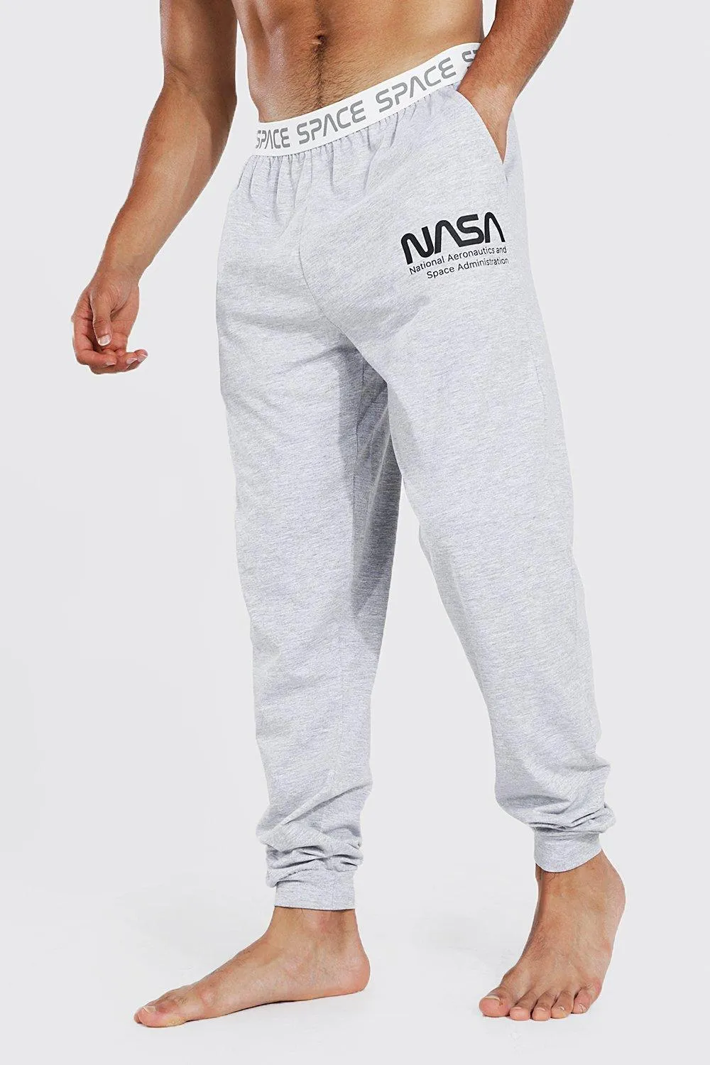 Loungwear-Jogginghose mit Nasa-Print