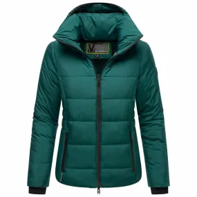 Marikoo Radaa Damen Stepp Jacke Evergreen Größe L - Gr. 40