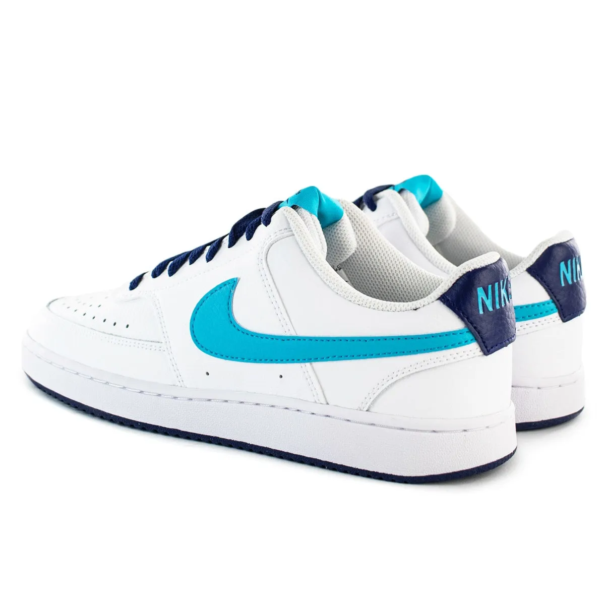 Nike Court Vision Low DM1187-100 - weiss-dunkelblau-türkis