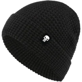 Punisher Schwarze Mütze – Vielseitige Beanie & Krempemütze