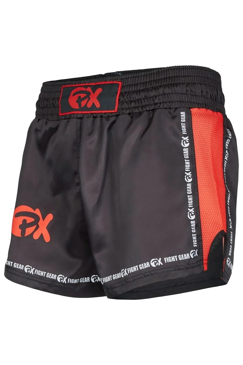 PX Thai Shorts "Dynamic", Mesh, schwarz-rot