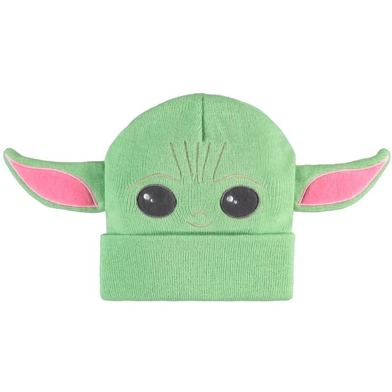 "GROGU" THE MANDOLARIAN Cosplay Beanie Mütze in Grün