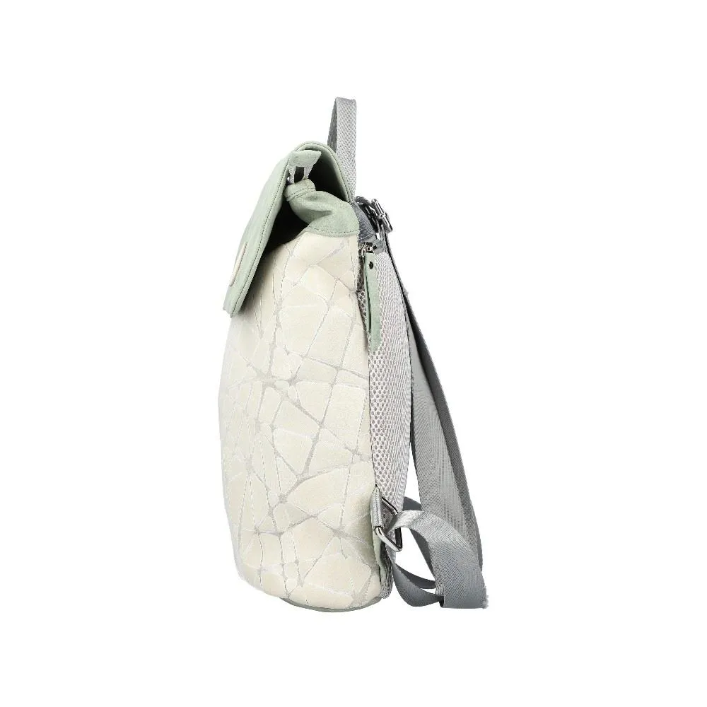 Rieker Rucksack Beschichtung Schmuckanhänger grün S12  H1386-40