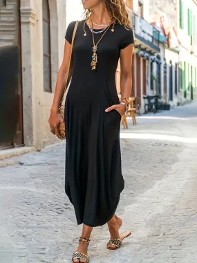 Sommerkleid mit Rundhalsausschnitt
