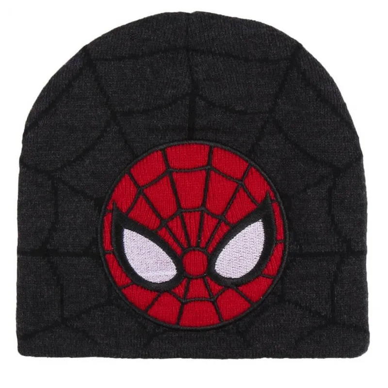 Spider-Man Schwarze Beanie Mütze – Offizielles Marvel Merchandise