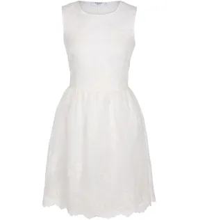 Spitzenkleid aus Seidengemisch