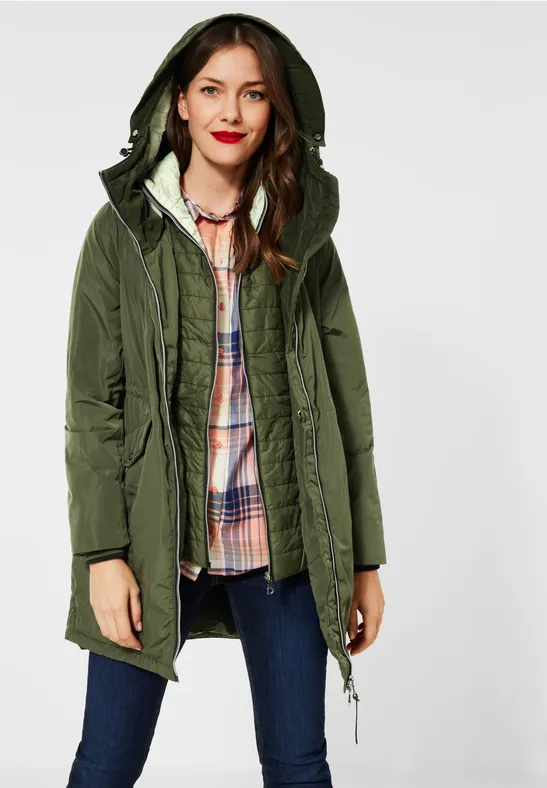 Street One Parka mit 2-Wege Zipper 