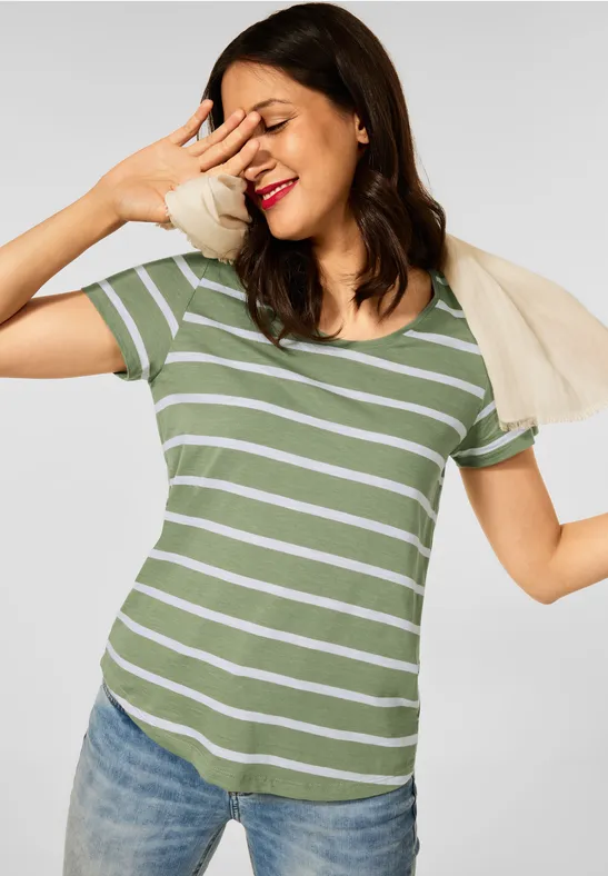 Street One T-Shirt mit Streifenmuster  - Style GERDA