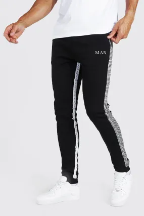 Tall Man Roman Skinny Jacquard-Jogginghose