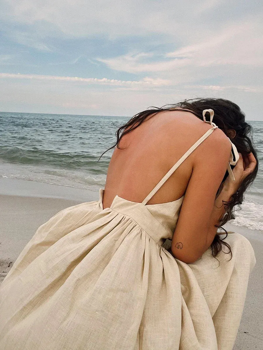 trägerlose Sommerkleid für Damen | Leonie